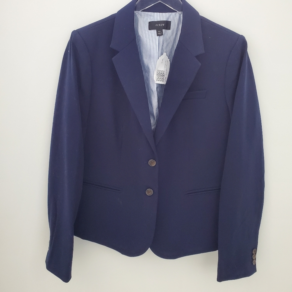 J. CREW Navy Blazer